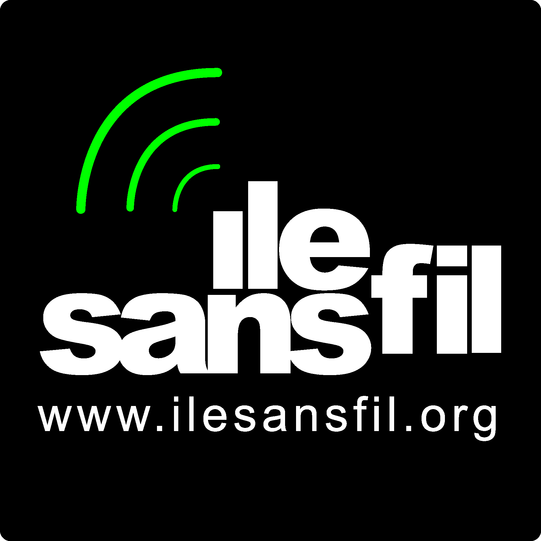Ile Sans Fil Logo Vector Logo